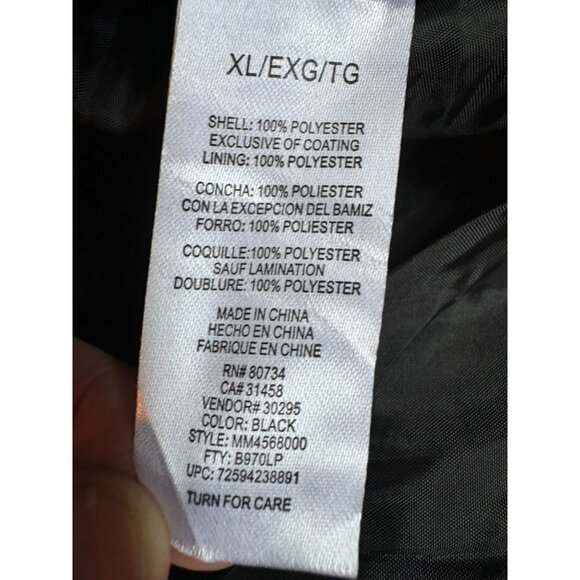 Miley Cyrus & Max Azria Black Faux Leather Vest XL - Picture 6 of 16